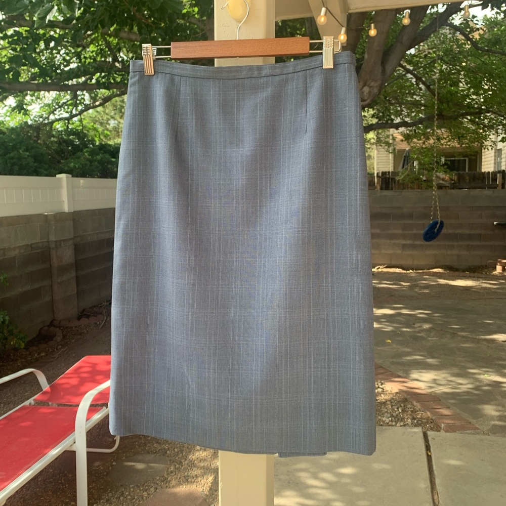 Pendleton pencil grey wool skirt size 6